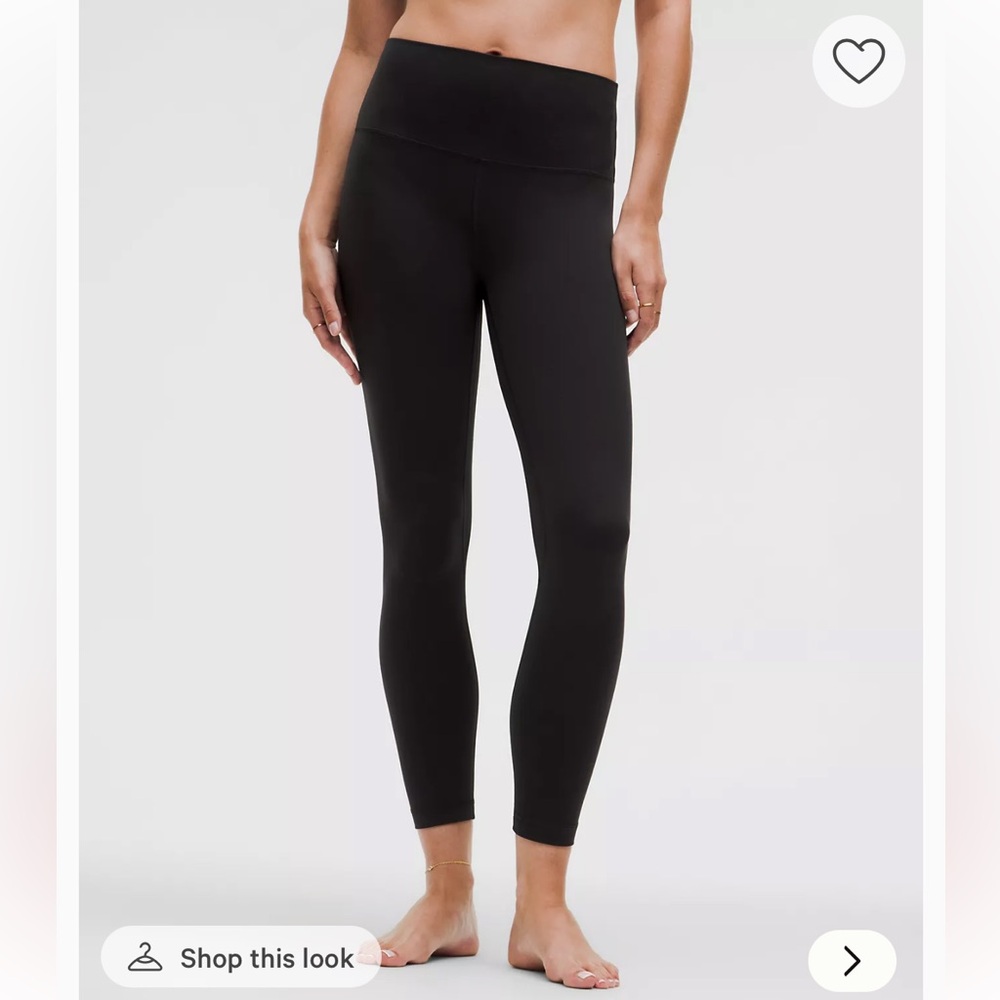 NWT Black lululemon Align™ High-Rise Pant 25"